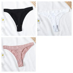 3PCS/Set Seamless G-string Panties Women Underwear Female Underpants Low Waist Thong Sexy Lingerie Seamless Sports Panties