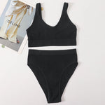 Women Seamless Bra Set Sexy Lingerie Wire Free Push Up Brassiere Bralette Unlined Female Crop Top High Rise Briefs Underwear Set