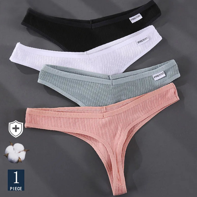 1Pc Cotton Women Panties Big Size M-2XL Briefs Sexy Brand Band Low Waist Underwear Ladies Fashion Panty Girls Intimates Lingerie