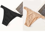 2PCS/Set Seamless Women Brazilian Panties Female Underpants High Leg Cut Underwear Sexy Lingerie Bikini Sports Briefs M-L
