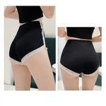 Ice Silk Safety Pants Women Shorts High Rise Underwear Sexy Lingerie Summer Under Skirt Shorts Female Lace Panties