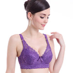 Women Sexy Bralette Big Size Lace Underwear Push Up Bras 80CD-105CD Intimates Female Lace Bra Lingerie 42D 44D 46D soutien gorge