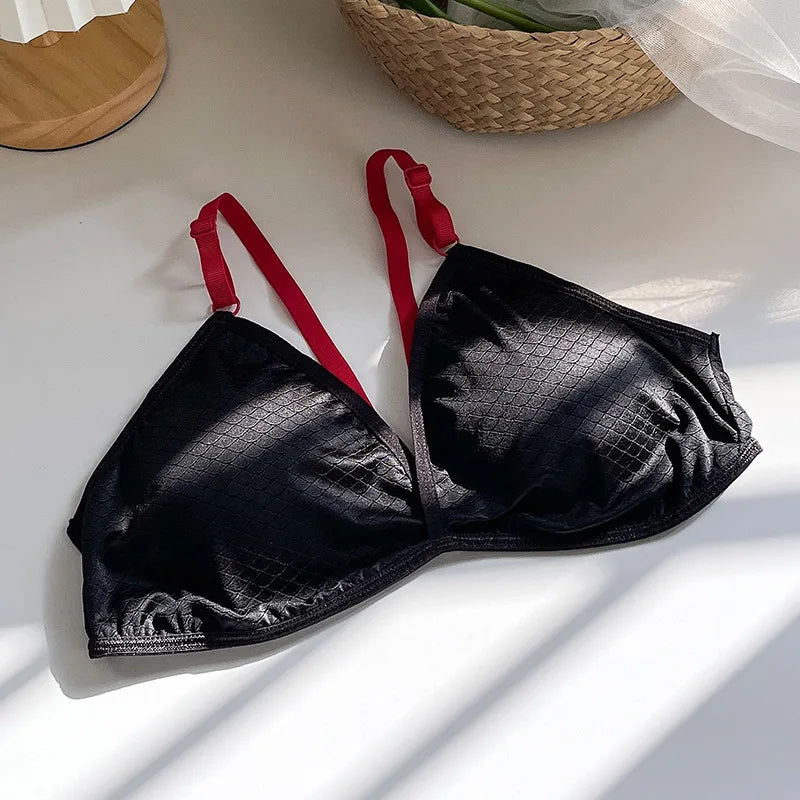 Women Push Up Bra Sexy Lingerie Bralette Wirefree Bra Sexy Deep Vneck Wireless Underwear Thin Seamless Bra Crossback Bra