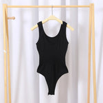 Women Seamless Jumpsuits Tummy Control Shapewear Pants Female Bodysuit Slimming Underwear U Back Tops Sexy Thongs Bodyshaper