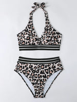 Sexy Mesh Tape Bikini 2026 Women High Waist Swimsuit Printed Swimwear Female Lady Bathing Suit Swimming Summer Beachwear