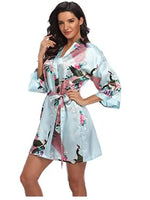 Rayon Robes Women Nightwear Flower Home Clothes Intimate Lingerie Casual Kimono Bath Gown Lady Sexy Night Dress Oversize 3XL