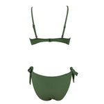 ZTVitality Solid Ribbed Lace Up Sexy Bikini 2026 New Padded Bra Low Waist Brazilian Swimsuit Female Swimwear Women Bathing Suit