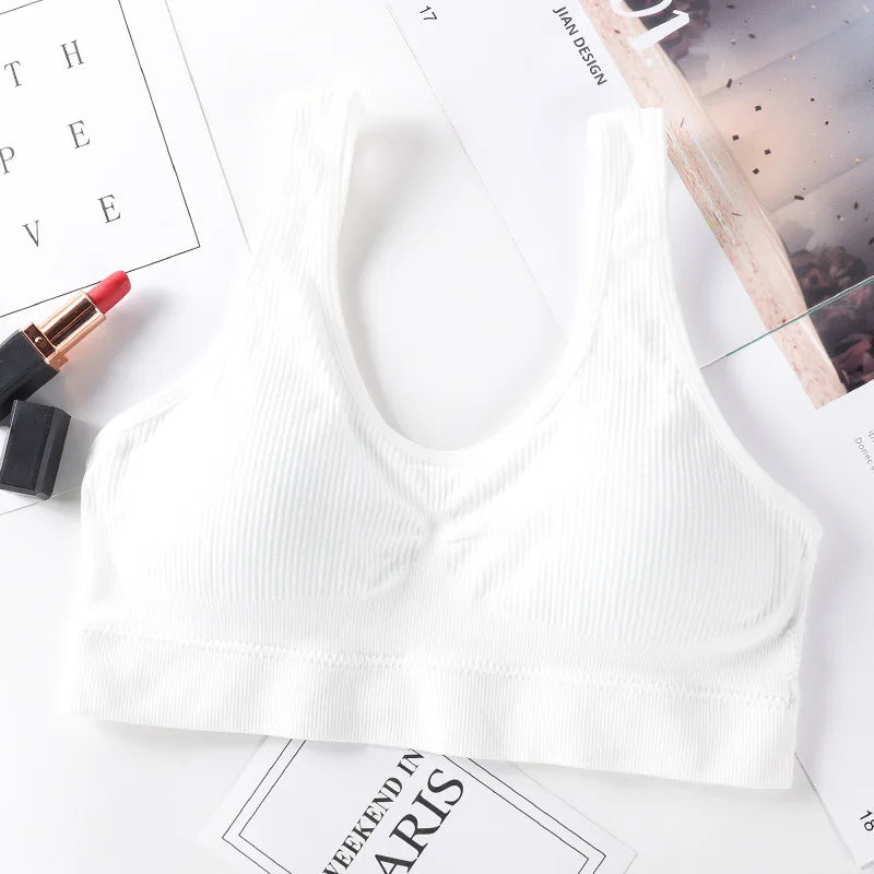 Seamless Bras For Women Push-Up Bra Sport Underwear Top Comfort Non-wire Padded Bralette Sexy Lingerie Daily Intimates M-L