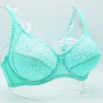 Plus Size Bras For Women Lace Bra Femme Transparent Large Brassiere Tops Underwear Sexy Lingerie C D DD E F Cup