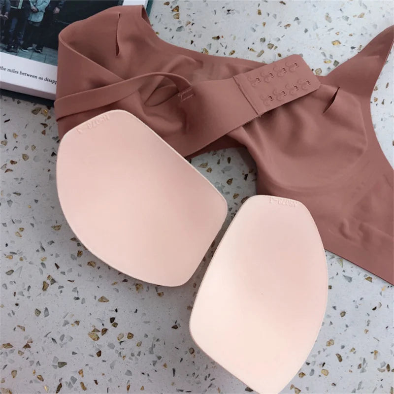 Women's Square Neck Seamless Adjustable Strap Wireless Bra Comfort Sexy Lingerie Invisible Underwear Ladies Intimates S-XL