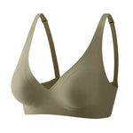 Women Seamless Bra Jelly Strip Wireless Push Up Bralette S-XL Top Sexy Lingerie Soft Tank Lady Breathable Underwear Breast Lift