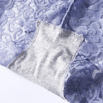 Sexy Lace Shapers Panties Europe Women Seamless Hip Raise Slimming Tummy Control Briefs Transparent 3XL Plus Size Lingerie