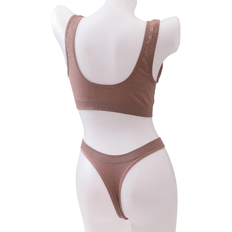 Women Seamless Tube Top Underwear Wireless Bra Low Back Sexy Lingerie Comfort Unlined Crop Top Sleeveless Solid Bra Tops