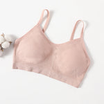 Women's Wireless Bra Sports Tube Top Ribbed Ruched Camisole Bralette With/Without Pads Underwear Sexy Lingerie M-L Intimates