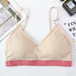 Women Padded Bras Top Seamless Bra Tank Top No Rims Underwear Summer Tube Top Female Sexy Lingerie Backless Brassiere