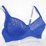 Plus Size Bras For Women Lace Bra Femme Transparent Large Brassiere Tops Underwear Sexy Lingerie C D DD E F Cup