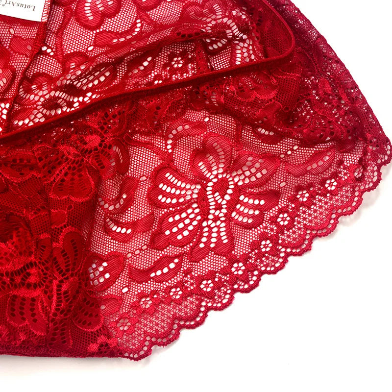 1PC Sexy Panties for Woman Sexy Underwear Breathable Lace Lingerie Female Briefs Comfy LacePantys Transparent Female Underpants