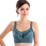 Women sexy lace bra big size Super Push Up bra anti emptied brassiere underwear Intimates lingerie 75 80 85 90 95 100 105 B C D