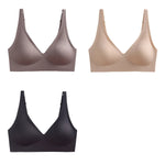 3Pcs/Set Seamless Bras Wire Free Brassiere Women Underwear Female Sexy Lingerie Plunge Underwear & Sleepwears Intimates