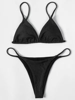 ZTVitality Shiny Sexy Micro Bikini 2022 New Arrival Push Up Low Waist Bandage Swimsuit Women Swimwear Brazilian Bathing Suit S-L