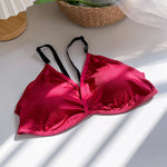 Women Push Up Bra Sexy Lingerie Bralette Wirefree Bra Sexy Deep Vneck Wireless Underwear Thin Seamless Bra Crossback Bra