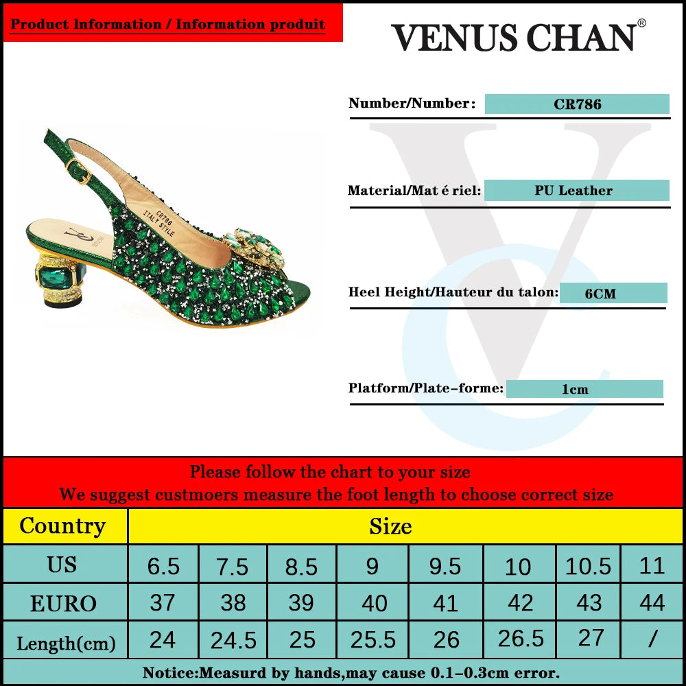 Doershow beautiful Italian Shoes And Bag Sets For Evening Party With Stones Italian Leather Handbags Match Bags! 1-1