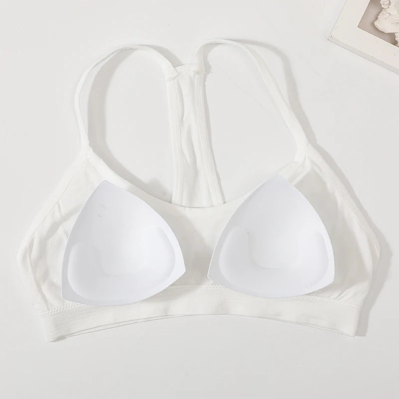 Women Seamless Bra Wireless Underwear Brassiere Sports Tank Top B C Cup Sexy Lingerie Soft Intimates Female Backless Tube Bra