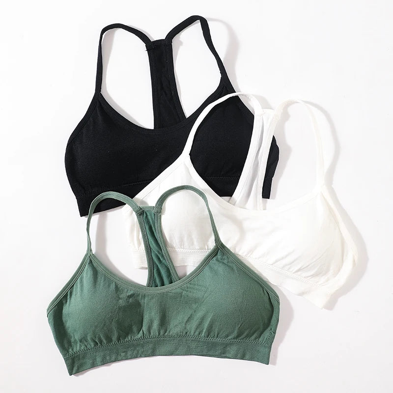 Women Seamless Bra Wireless Underwear Brassiere Sports Tank Top B C Cup Sexy Lingerie Soft Intimates Female Backless Tube Bra