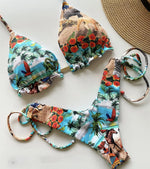 RUOTONGSEPT 2023 Popular Womens Beachwear Sexy Bikinis Set Hot Sport Swimwear Push-Up Padded SwimsuitExquisite Bather Swimwear