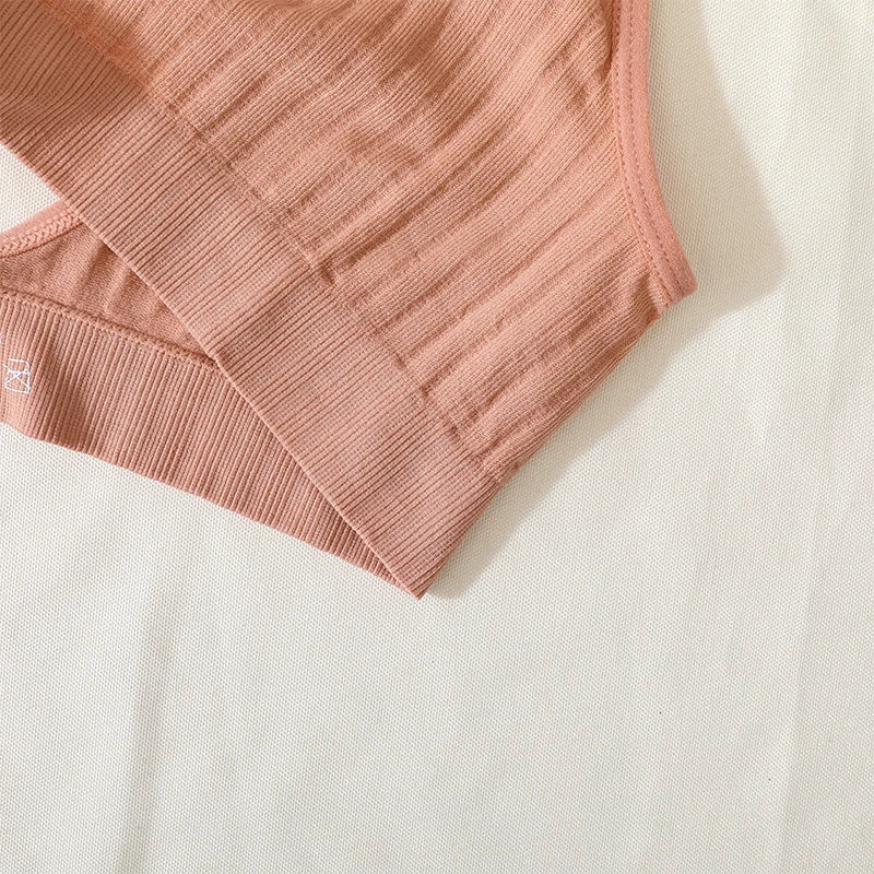 Seamless Tube Top Push-up Bras for Women Deep V Neck Underwear Low Back Brassiere Unlined Sexy Lingerie Crop Top Women Bralette
