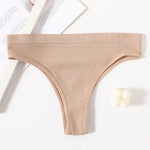 Women Panties Seamless Briefs For Womens Sexy Lingerie Shapewear Bottoms Female Underpants Pantys Low Rise Thongs Underwear M-L