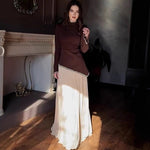 Fall Solid Color Rhinestone French Dress Twet