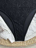 Leaves Printed Mesh Hollow Out Women Swimwear One Piece Swimsuit Female Monokini High Leg Cut Bather Slim Bathing Suit Swim Lady