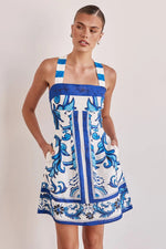 Summer Women Cami Dress Printed Suspender