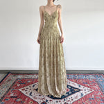 Retro Mori Green Dress Slimming Batwing Sleeves Sun Protection Cardigan Cinched Slimming Maxi Dress Two Piece Sets