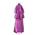 Autumn Winter High Grade Elegance Sleeveless Halter Stitching Elegant Ruffled Slimming Dress Women