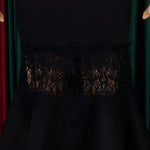 D368 cross-border women's fashion temperament lace off-the-shoulder fishtail party sexy party dress foreign trade dress