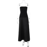 Women Clothing Spring Summer Sexy Tube Top Dress Slim Fitting Patchwork Dress