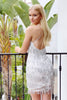 Women Clothing Summer Dress Sexy Sheath Sequined Tassel Nightclub Cami Dress