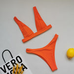 2025 Brazilian Triangle Bikinis High Cut bikini Women Swimsuit Female Swimwear Two pieces bikini Set Bather Bathing Suit Swim