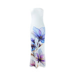 Summer High Class Elegant Sexy Bandeau Slim Fit Long Holiday Dress