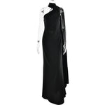 Elegant Women Ribbon Dress Fashionable Sexy Backless Slim Dress