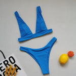2025 Brazilian Triangle Bikinis High Cut bikini Women Swimsuit Female Swimwear Two pieces bikini Set Bather Bathing Suit Swim