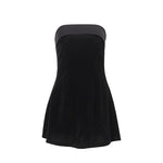 Winter Women Clothing Sexy Sexy Backless off-Neck Tube Top Dress for Women