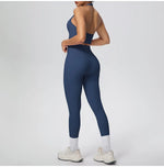 Yoga Clothing Set Women's High Waisted Leggings and Top 2 Piece Seamless Fitness Exercise Clothing Gym Sportswear Tracksuits