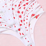 5pcs/Set Print Design Sexy Women thongs Fashion New Panties Underwear Breathable Comfortable Lady G-string Elegant Sexy Lingerie