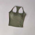 Women's Cross-Back Yoga Sports Vest One-Piece Cup Versatile Training Fitness Bra Colorful Fitness Clothing for Active Women