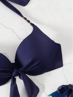 Sexy Push Up Bikini 2026 Women Swimsuit Two Piece Swimwear Female Thong Bikinis Set Royal Blue Bathing Suits Brazilian Biquini