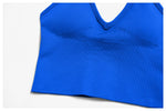 Seamless Sports Bra Women Shockproof Fitness Tops Push Up Gym Crop Top Brassiere Sport Bras Gym Workout Top Breathable Yoga Bra