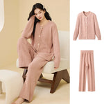 Women Autumn Winter Korean Style 3 Piece Camisole Pajama Set New Soft Half Velvet Elegant Wearable Outside Loungewear Sleepwear